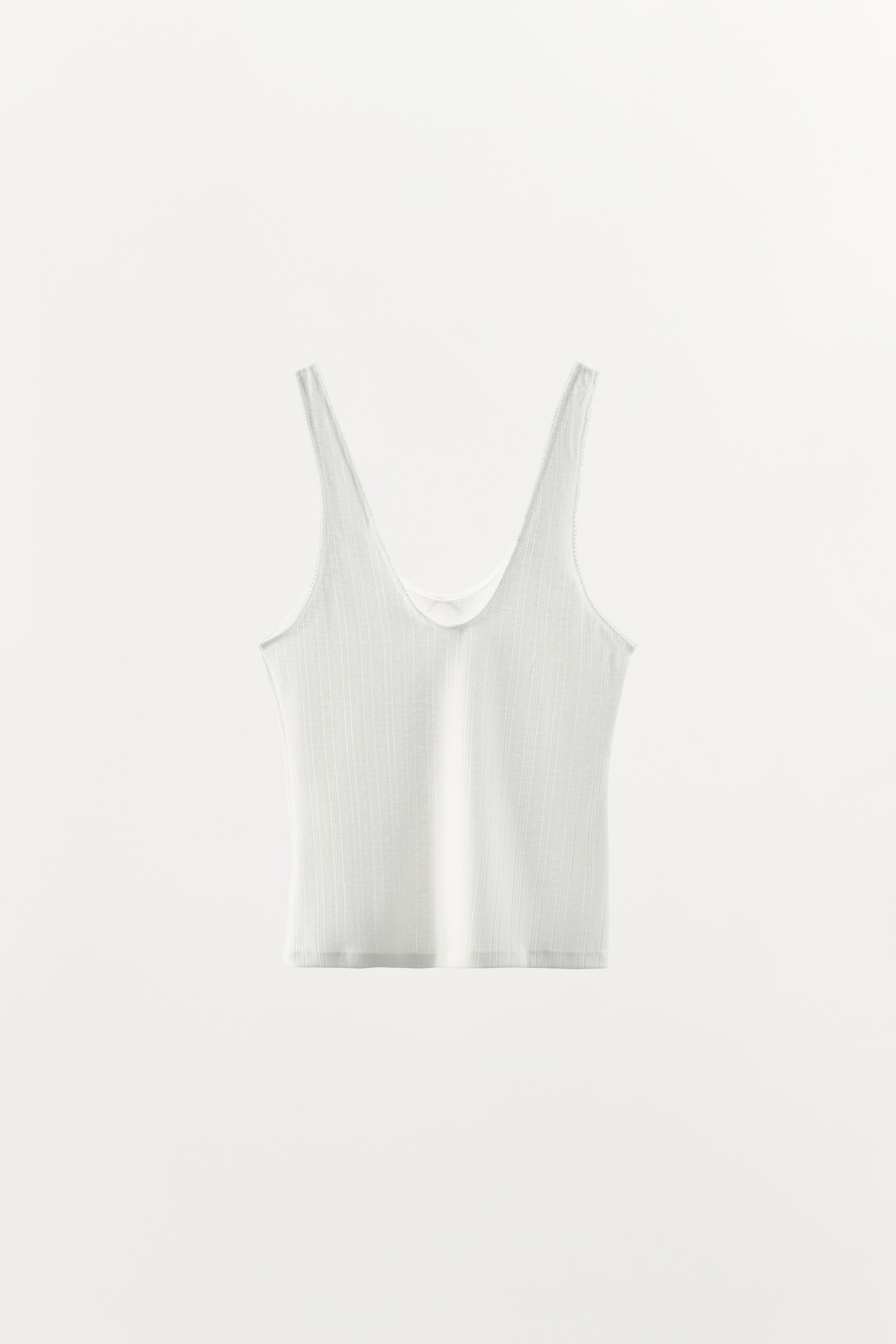 POINTELLE BOW TOP